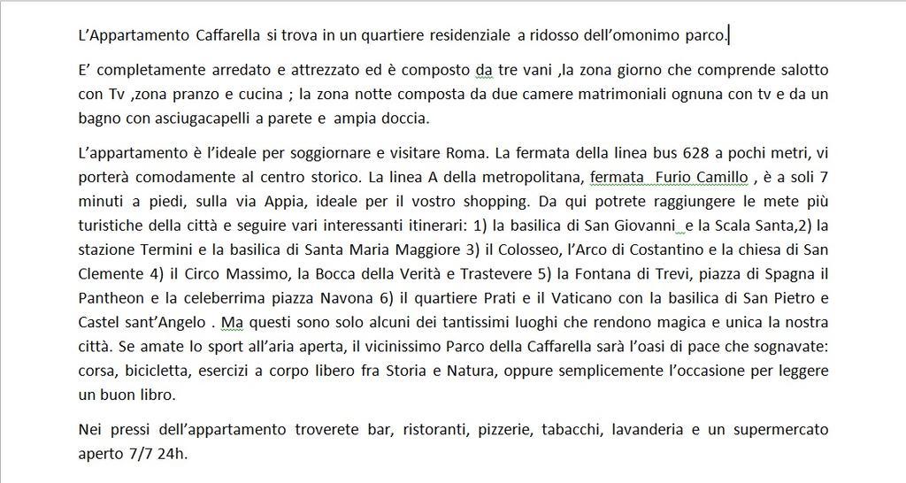 Appartamento Caffarella Rome Bagian luar foto